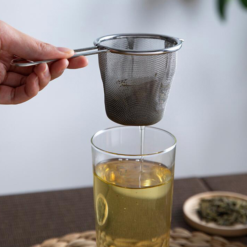 Herbal Wellness Blend - 스테인리스 스틸 차망, 재사용 가능한 차망