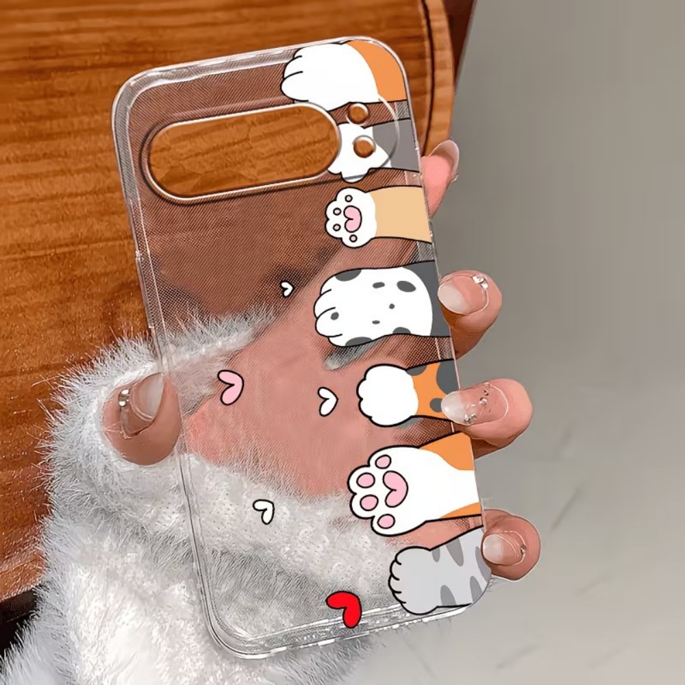 만화 고양이 발자국 크리스탈 투명 실리콘 폰 케이스 ( - Cat Claw Bark 리뷰 및 가격