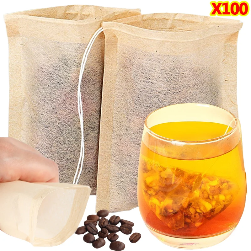 Drawstring 필터와 100Pcs 티백 커피 콩  - Herbal Wellness Blend 리뷰 및 가격