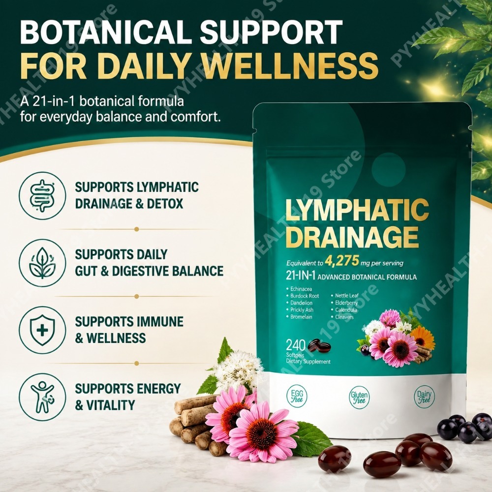 림프 배수 캡슐 허브 블렌드 21-in-1 림프 순환  - Herbal Wellness Blend 리뷰 및 가격