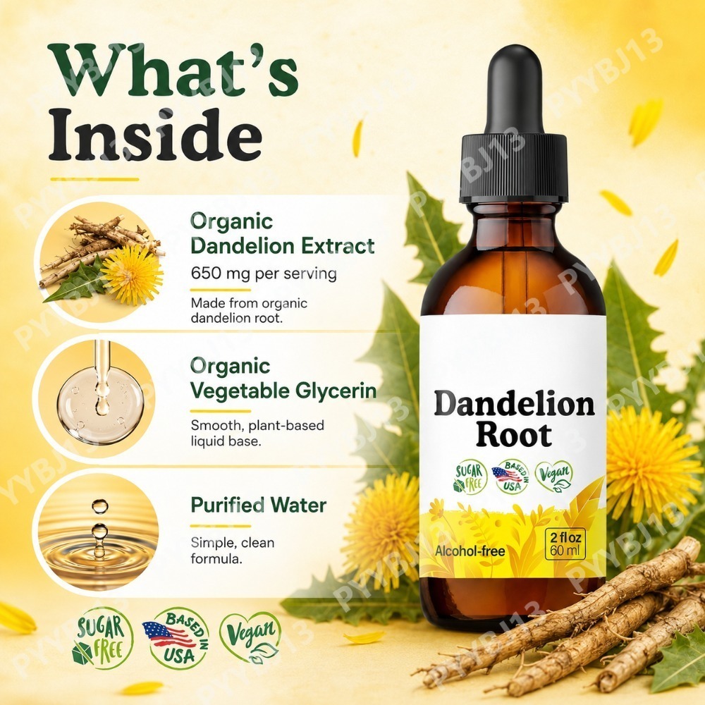 민들레 뿌리 보충제 간 해독 정화 지원 팅크제 차에 첨 - Herbal Wellness Blend 리뷰 및 가격